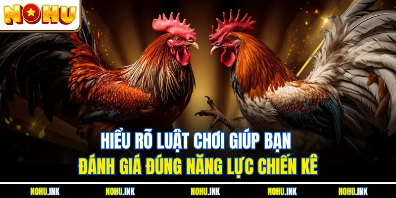 Hiểu rõ luật chơi giúp bạn đánh giá đúng năng lực chiến kê